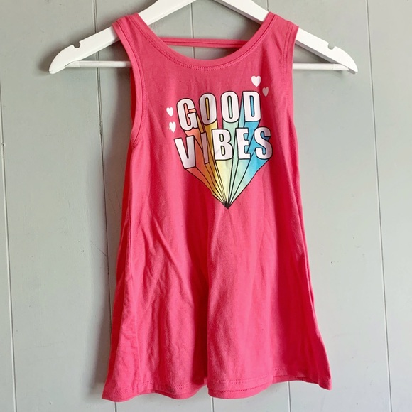 WONDER NATION Good Vibes Rainbow tank L - Picture 1 of 3